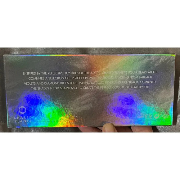NWOT Shared Planet Eyeshadow Palette Polar Bear Collection Shimmer Glam - Picture 4 of 4